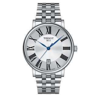 Tissot - T122.410.11.033.00  Carson Premium Quartz 40 Stainless Steel / Silver / Bracelet