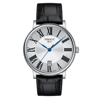 Tissot - T122.410.16.033.00  Carson Premium Quartz 40 Stainless Steel / Silver / Strap