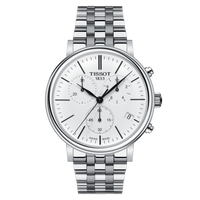 Tissot Carson Premium Quartz 30 Stainless Steel - Rose Gold  / Silver / Bracelet (T122.417.11.011.00)