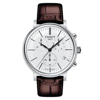 Tissot - T122.417.16.011.00  Carson Premium Chronograph Quartz 41 Stainless Steel / Silver / Strap