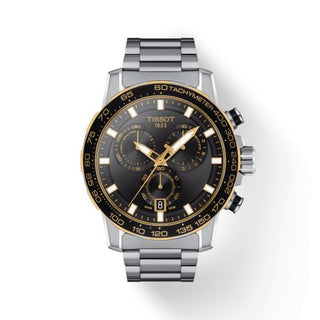 Tissot - T125.617.21.051.00  Supersport Chrono Stainless Steel - Yellow Gold / Black / Bracelet