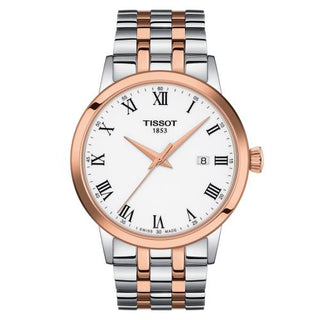 Tissot - T129.410.22.013.00  Dream Quartz 42 Stainless Steel - Rose Gold / White / Bracelet