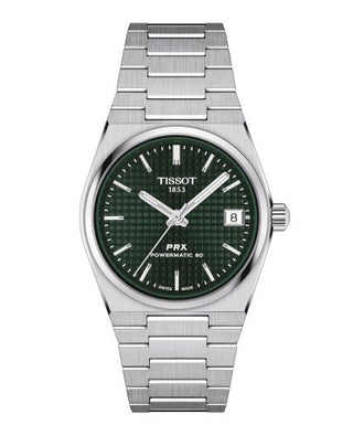 Tissot - T137.207.11.091.00  PRX 35 Powermatic 80 Stainless Steel / Green