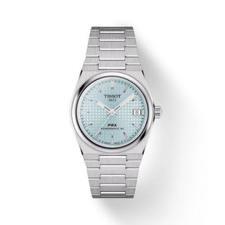 Tissot - T137.207.11.351.00  PRX 35 Powermatic 80 Stainless Steel / Ice Blue