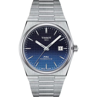 Tissot - T137.407.11.051.01  PRX Powermatic 80 Stainless Steel / Blue Gradient