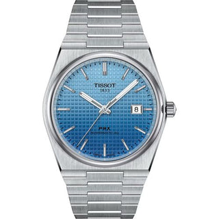 Tissot - T137.407.11.351.01  PRX Powermatic 80 Stainless Steel / Ice Blue Gradient