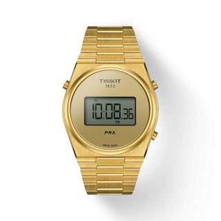 Tissot - T137.463.33.020.00  PRX Digital 40 Yellow Gold / Champagne