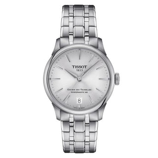 Tissot - T139.207.11.031.00  Chemin Des Tourelles Powermatic 80 34 Stainless Steel / Silver / Bracelet