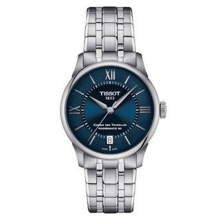 Tissot - T139.207.11.048.00  Chemin Des Tourelles Powermatic 80 34 Stainless Steel / Blue / Bracelet