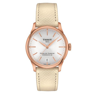 Tissot - T139.207.36.031.00  Chemin Des Tourelles Powermatic 80 34 Rose Gold / Silver