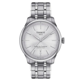 Tissot - T139.807.11.031.00  Chemin Des Tourelles Powermatic 80 39 Stainless Steel / Silver / Bracelet