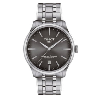 Tissot - T139.807.11.061.00  Chemin Des Tourelles Powermatic 80 39 Stainless Steel / Grey / Bracelet