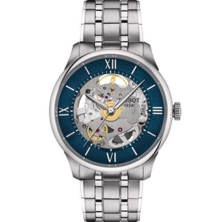 Tissot - T139.836.11.048.00  Chemin Des Tourelles Squelette Stainless Steel / Blue / Bracelet