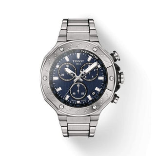 Tissot - T141.417.11.041.00  T-Race Chronograph Stainless Steel / Blue / Bracelet