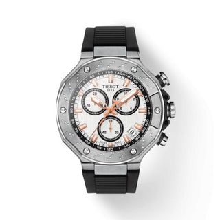 Tissot - T141.417.17.011.00  T-Race Chronograph Stainless Steel / Silver / Rubber