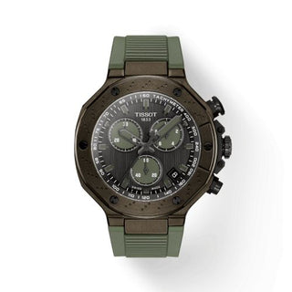 Tissot - T141.417.37.061.02  T-Race Chronograph Green PVD / Grey / Rubber