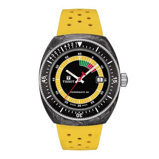 Tissot - T145.407.97.057.00  Sideral Forged Carbon / Yellow