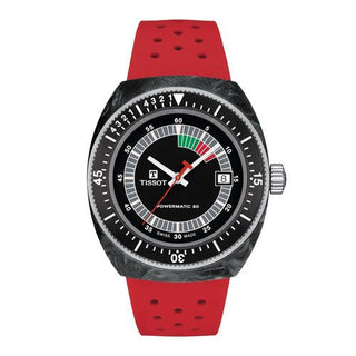 Tissot - T145.407.97.057.02  Sideral Forged Carbon / Red