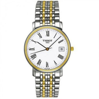 Tissot - T52.2.481.13  Desire Quartz 34 Stainless Steel / Yellow Gold PVD / White / Bracelet