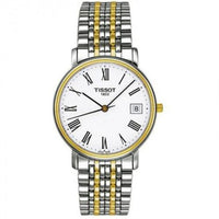 Tissot Desire Quartz 34 Stainless Steel / Yellow Gold PVD / Silver / Bracelet (T52.2.481.13)