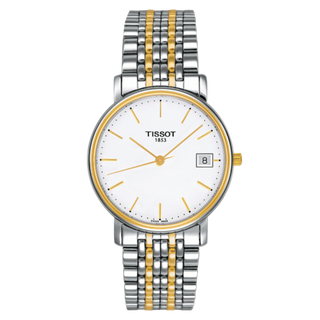 Tissot - T52.2.481.31  Desire Quartz 34 Stainless Steel / Yellow Gold PVD / Silver / Bracelet