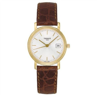 Tissot - T52.5.111.31  Desire Quartz 27 Yellow Gold PVD / Silver / Strap