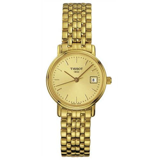 Tissot - T52.5.281.21  Desire Quartz 24 Yellow Gold PVD / Champagne / Bracelet