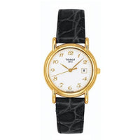 Tissot Carson Quartz 22 Yellow Gold / Champagne / Strap (T71.3.129.12)