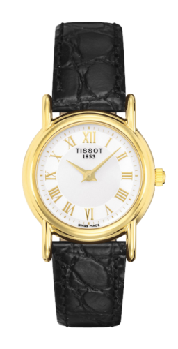 Tissot - T71.3.129.13  Carson Quartz 26.8 Yellow Gold / Silver / Strap