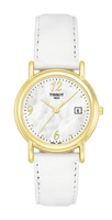 Tissot Carson Quartz 22 Yellow Gold / MOP / Strap (T71.3.129.74)