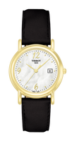 Tissot Carson Quartz 33.7 Yellow Gold / Silver / Strap (T71.3.189.74)