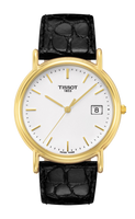 Tissot Carson Quartz 26.8 Yellow Gold / White / Strap (T71.3.429.11)