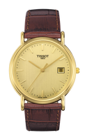 Tissot Carson Quartz 33.7 Yellow Gold / MOP / Strap (T71.3.429.21)