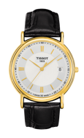 Tissot Carson Quartz 26.8 Yellow Gold / Silver / Strap (T71.3.429.61)