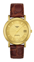 Tissot Caliente Quartz 24.5 Yellow Gold / MOP / Bracelet (T71.3.464.24)