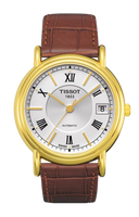 Tissot Carson Automatic 29.7 Rose Gold / Grey / Strap (T71.3.468.33)