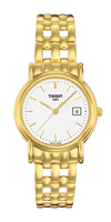 Tissot Carson Automatic 29.7 Yellow Gold / MOP / Alligator (T73.3.131.11)