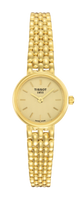 Tissot Carson Automatic 35.5 Yellow Gold / Champagne / Strap (T73.3.132.21)