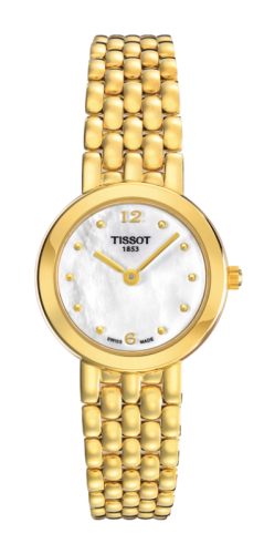 Tissot - T73.3.137.74  Caliente Quartz 24.5 Yellow Gold / MOP / Bracelet