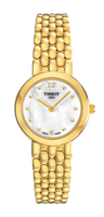 Tissot Caliente Quartz 19.5 Yellow Gold / Champagne / Bracelet (T73.3.137.74)