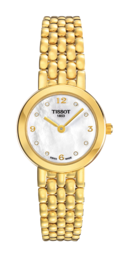 Tissot - T73.3.137.76  Caliente Quartz 24.5 Yellow Gold / MOP / Bracelet