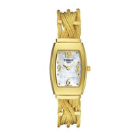 Tissot Caliente Quartz 19.3 Yellow Gold / Diamond / MOP - Diamond / Bracelet (T73.3.362.74)