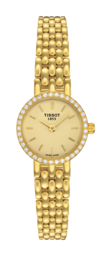 Tissot - T74.3.112.21  Caliente Quartz 19.3 Yellow Gold / Diamond / Champagne / Bracelet