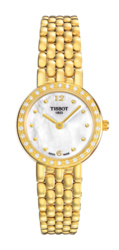 Tissot - T74.3.116.74  Caliente Quartz 19.3 Yellow Gold / Diamond / MOP / Bracelet