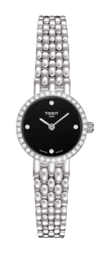 Tissot - T74.5.112.56  Caliente Quartz 19.5 White Gold / Diamond / Black / Bracelet