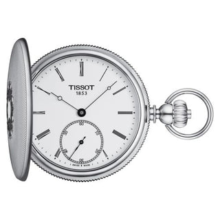 Tissot - T867.405.19.013.00  Savonnette Mechanical Stainless Steel / White - Roman