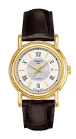 Tissot Carson Automatic 29.7 Yellow Gold / Black / Strap (T907.007.16.038.00)