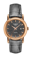 Tissot Carson Automatic 29.7 Rose Gold / Silver / Strap (T907.007.76.081.00)