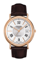 Tissot Carson Automatic 40 Rose Gold / Black / Strap (T907.407.76.038.00)