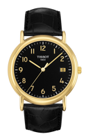 Tissot Carson Quartz 40 Yellow Gold / Black / Strap (T907.410.16.052.00)